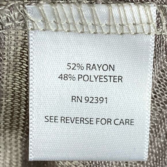 APT 9. Light Brown Sheer Lightweight Long Sleeve Women's Size Medium - Picture 4 of 6